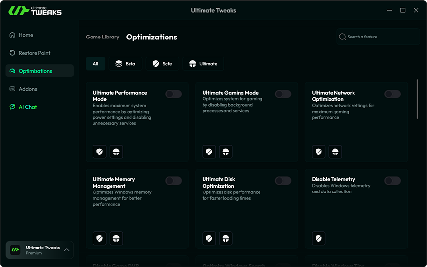 Features preview